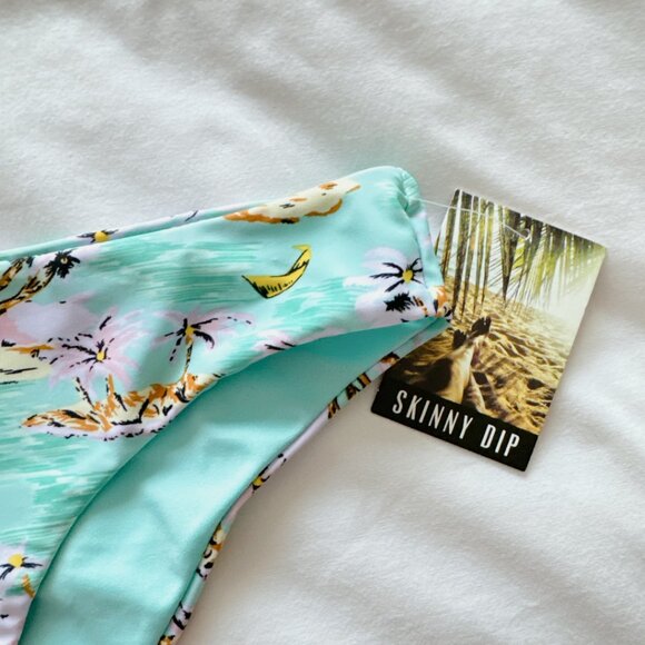 Skinny Dip Hawaii Full Bottoms large NWT women' swimsuit bikini bottoms - Picture 11 of 14